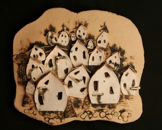 John Quinn: 'The Village', 2010 Handbuilt Ceramics, Architecture.      Hand built ceramic sculpture using high fired crank clay      ...