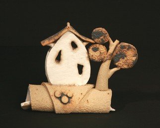 John Quinn: 'Tree House', 2010 Handbuilt Ceramics, Architecture. Artist Description:   Hand built ceramic sculpture using high fired crank clay   ...