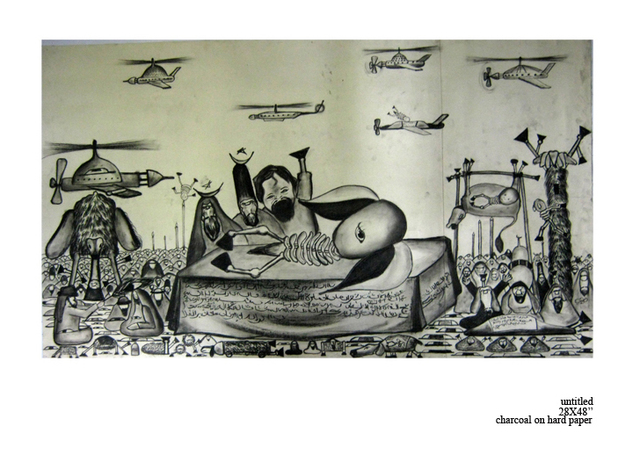 Balucharan Balucharan  'Untitled', created in 2012, Original Drawing Charcoal.