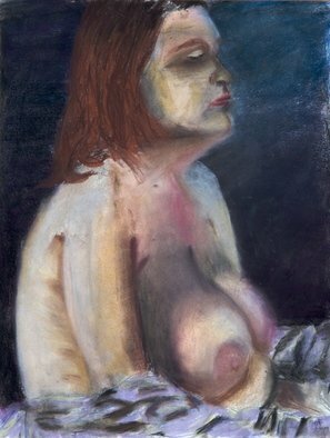 Chad A. Carino: 'Figure with Weight', 2009 Pastel, Figurative. 