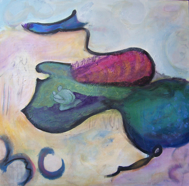 Barbara Davis  'Calm', created in 2012, Original Painting Acrylic.