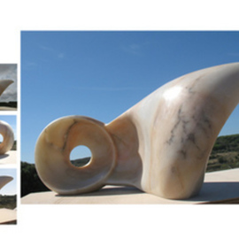 Beatriz Cunha: 'Galaktos', 2007 Stone Sculpture, Abstract. 