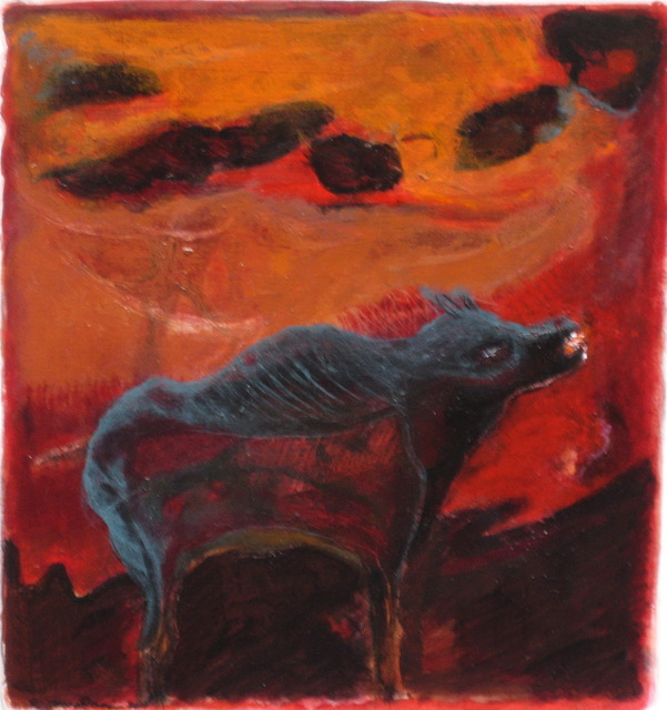 Artist Becky Soria. 'Boar' Artwork Image, Created in 2011, Original Painting Other. #art #artist