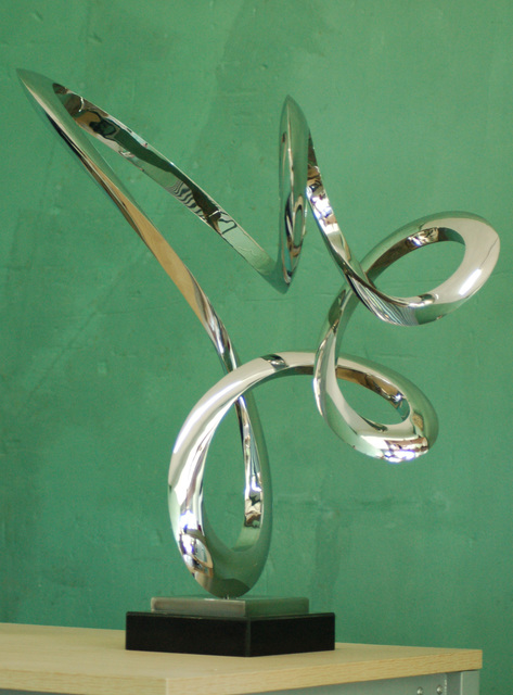 Wenqin Chen  'Moving No1', created in 2012, Original Sculpture Steel.