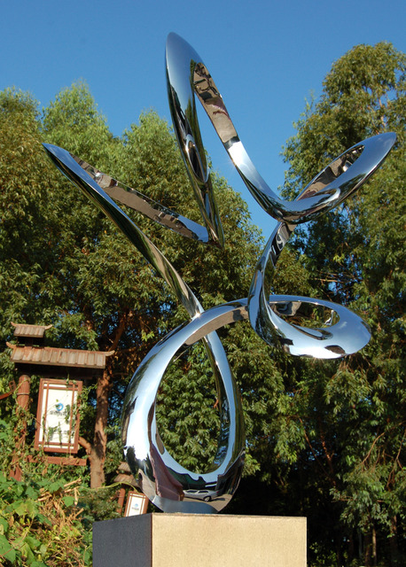 Wenqin Chen  'Moving No2', created in 2012, Original Sculpture Steel.