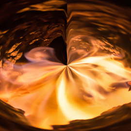 abstract fire vortex By Bruno Paolo Benedetti