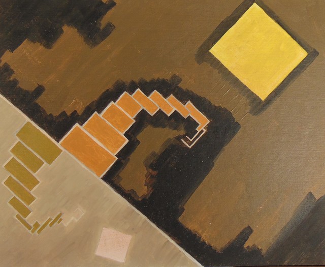 Ben Hotchkiss  'Composition 2047', created in 1990, Original Painting Other.