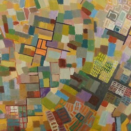 Ben Hotchkiss: 'Composition 2103', 2021 Oil Painting, Abstract. Artist Description: It is a painting that is a part of a 2 foot by 2 foot series that I painted about ten years ago. ...