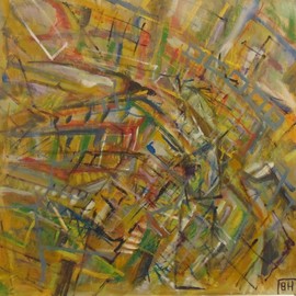 Ben Hotchkiss: 'Composition 2229', 2011 Oil Painting, Abstract. Artist Description: This is a painting that is a part of a 2 by 2 series that I have painted in the last ten years. ...
