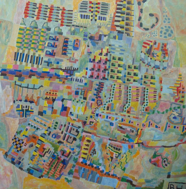 Ben Hotchkiss  'Composition 2245', created in 2011, Original Painting Other.
