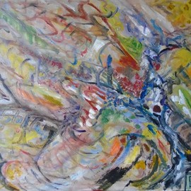 Ben Hotchkiss: 'Composition 3000', 2000 Oil Painting, Abstract. Artist Description: These are new at least of the last 12 months paintings that in general are looser, freer, and more spontaneous that my previous abstractions. ...