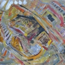 Ben Hotchkiss: 'Composition 3028', 2021 Oil Painting, Abstract. Artist Description: This is a small free form painting that I painted within the last year. ...