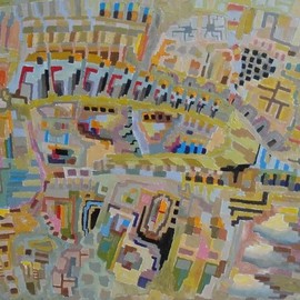 Ben Hotchkiss: 'Composition 3064', 2021 Oil Painting, Abstract. Artist Description: This is a painted that was painted on 1 8th inch masonite within the last year. ...