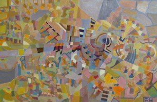 Ben Hotchkiss: 'Composition 3069', 2021 Oil Painting, Abstract. It is a small abstract oil painting that I painted within the last year. ...