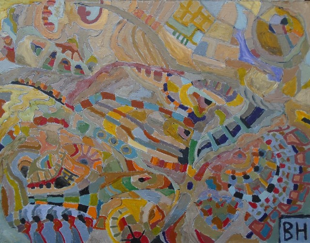 Ben Hotchkiss  'Composition 2004', created in 2021, Original Painting Other.