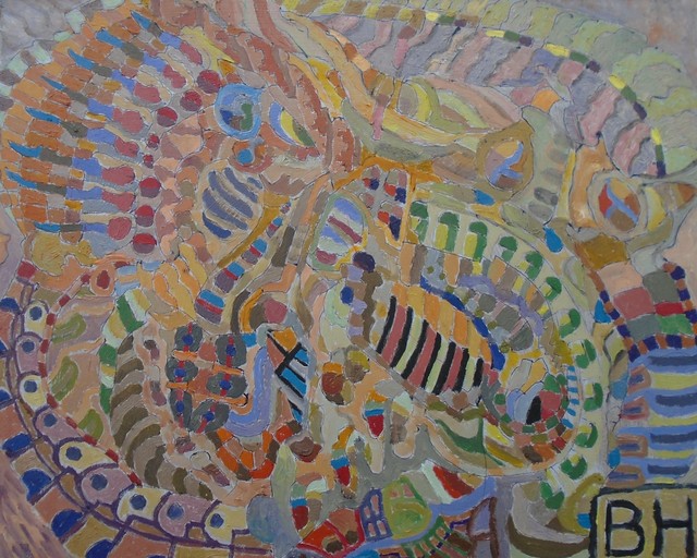 Ben Hotchkiss  'Composition 2008', created in 2021, Original Painting Other.