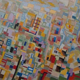 Ben Hotchkiss: 'composition 2010', 2021 Oil Painting, Abstract. Artist Description: small abstract paintings in oil...