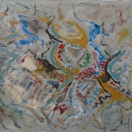 Ben Hotchkiss: 'composition 2011', 2021 Oil Painting, Abstract. Artist Description: small abstract paintings in oil...