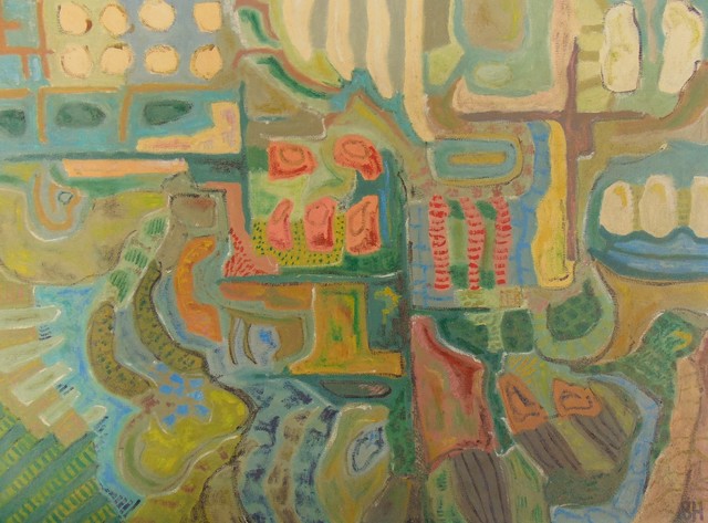Ben Hotchkiss  'Composition 2168', created in 2021, Original Painting Oil.