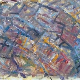 Ben Hotchkiss: 'composition 3031', 2020 Oil Painting, Abstract. Artist Description: It is a small free form abstract painting that I painted within the last year. ...
