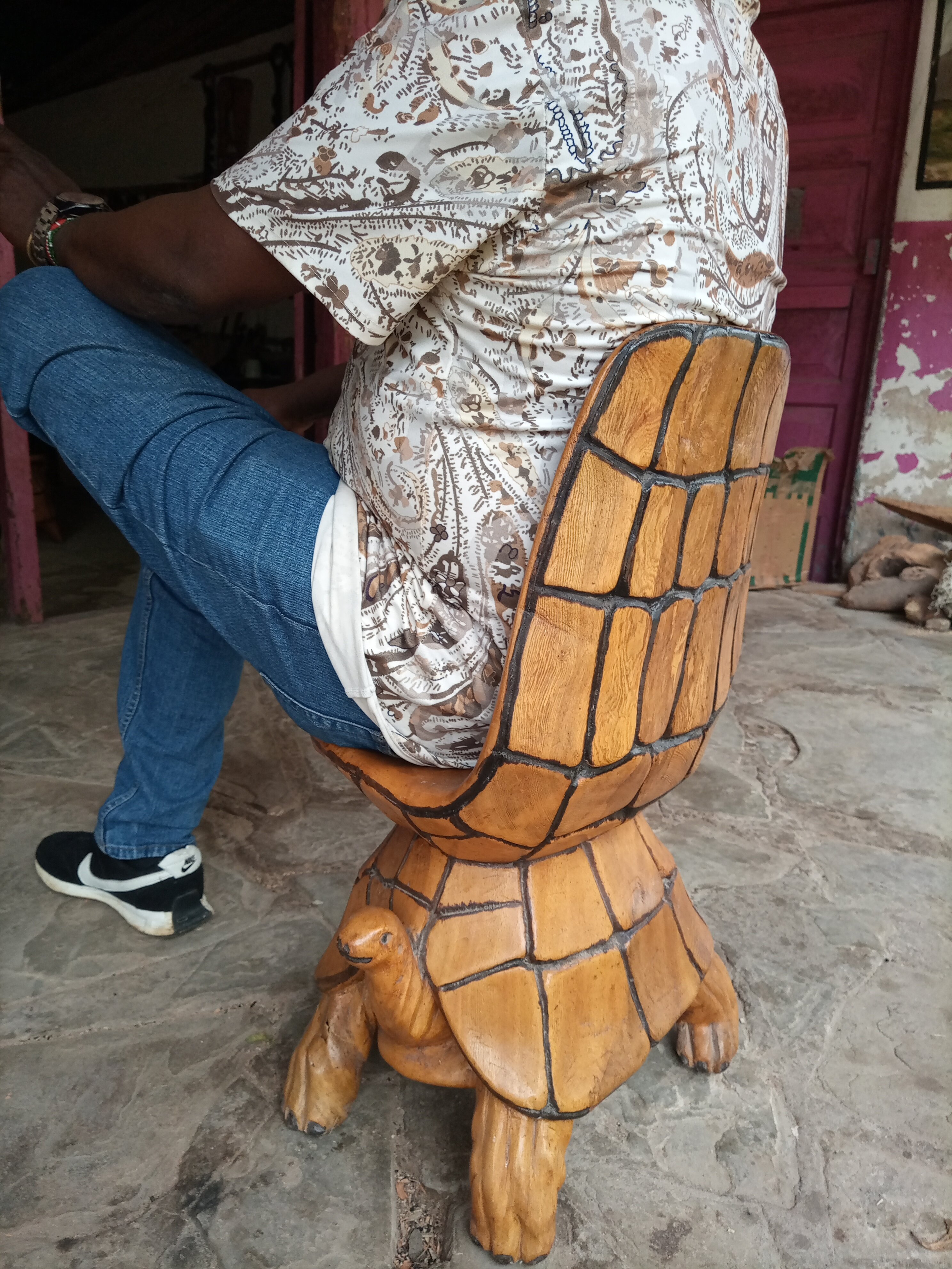 Benson Muturi: 'Tortoise seat', 2022 , Animals. Imaginative artwork to give life to our beloved wild animals in our living spaces. ...