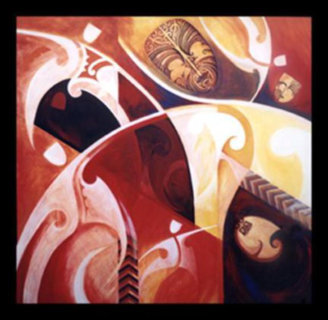 Phil Mokaraka Berry  'Separation', created in 2005, Original Painting Acrylic.