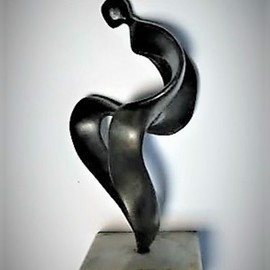 Gabor Bertalan: 'ballerina', 2015 Bronze Sculpture, Figurative. Artist Description: Dancing ballerina in an abstract sculpture...