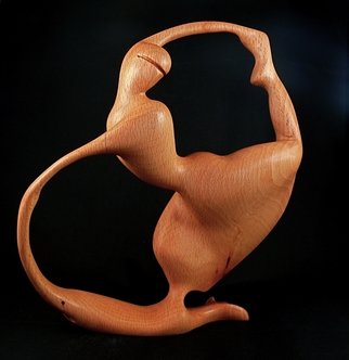 Berthold Neutze: 'Dont argue with me', 2010 Wood Sculpture, Abstract.     beechwood, oiled, 2010   ...