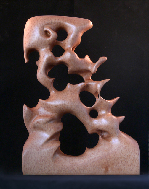 Artist Berthold Neutze. 'Last Call For Umberto' Artwork Image, Created in 2010, Original Sculpture Wood. #art #artist