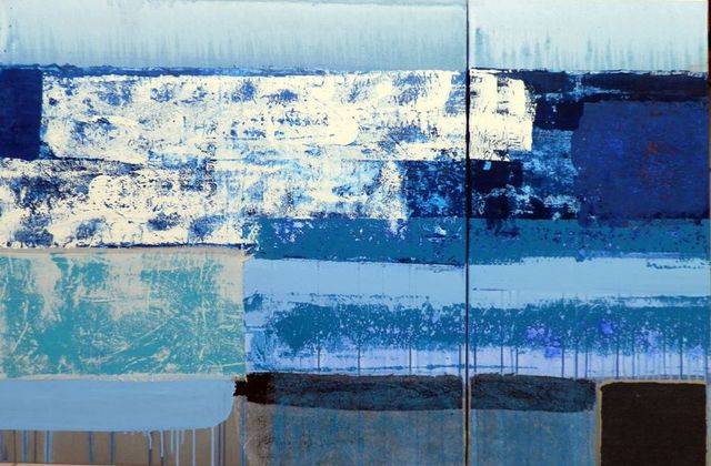 Riguidel Bertrand  'OCEAN 363', created in 2015, Original Painting Acrylic.