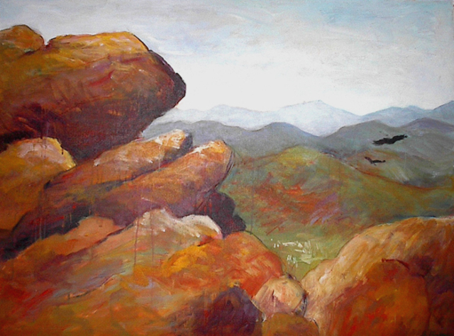 Beverly Furman  'Old Rag Ll', created in 2008, Original Printmaking Giclee - Open Edition.