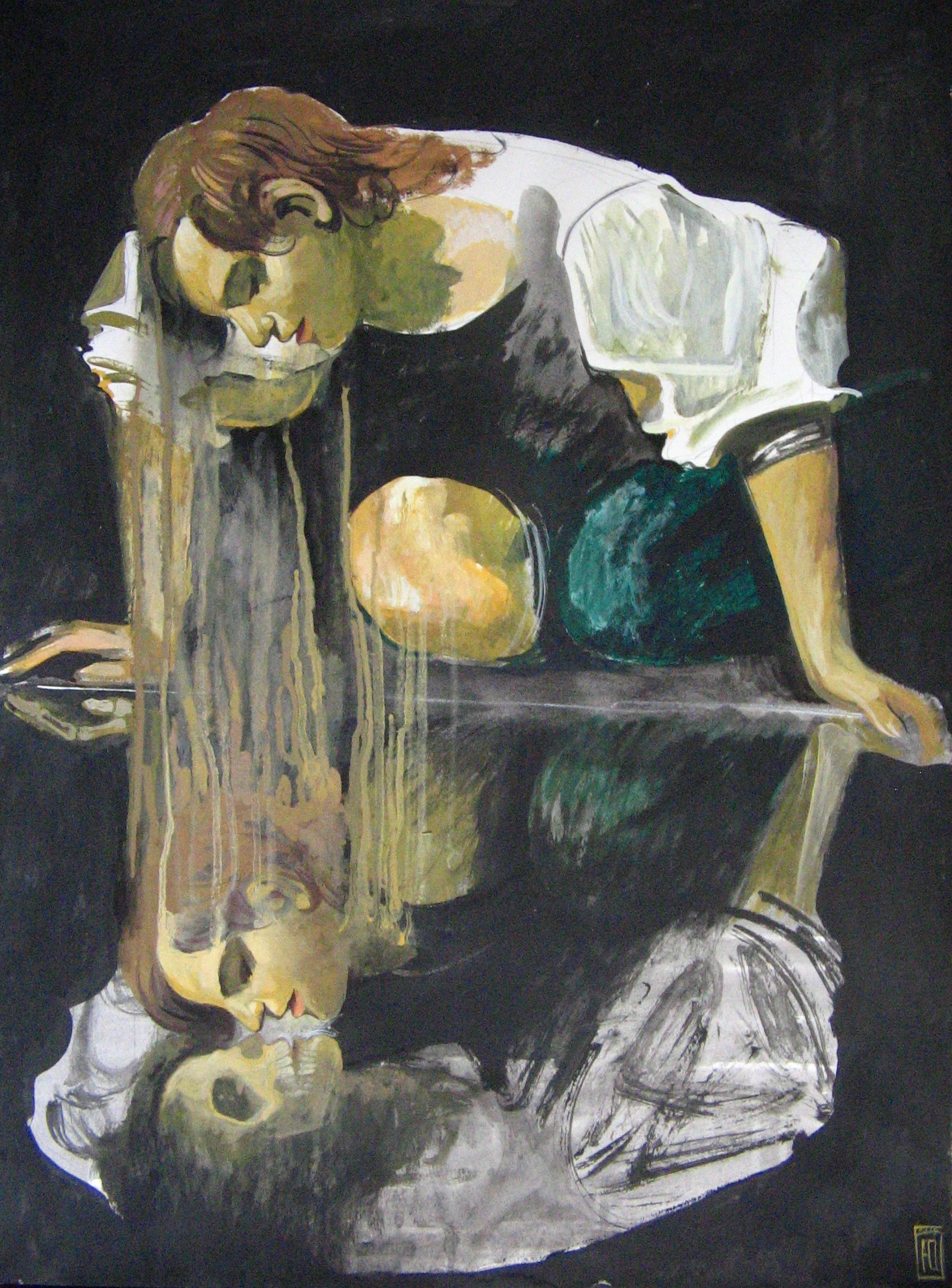 Narcissus Tempera Painting By Julia Bezshtanko  absolutearts.com