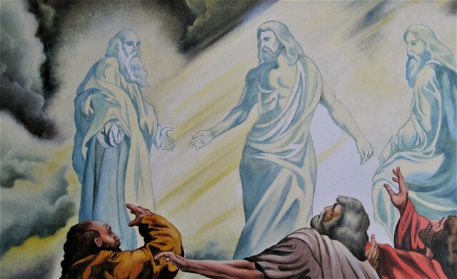 Artist J Collins. 'Jesus Transfiguration' Artwork Image, Created in 2016, Original Illustration. #art #artist