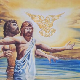 john baptizes jesus By Jim Collins