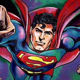 Superman By Bill Lopa