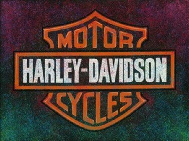 Bill Lopa  'Harley Davidson', created in 2017, Original Painting Acrylic.
