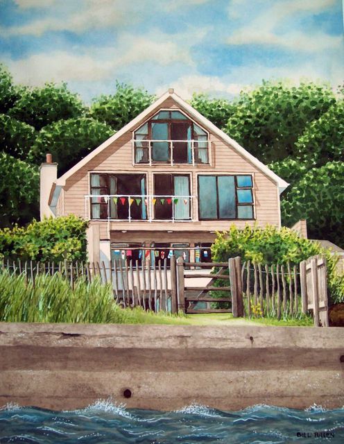 Bill Pullen  'A Summer Home', created in 2011, Original Painting Acrylic.