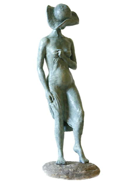 Tzipi Biran  'A Woman With A Hat', created in 2008, Original Sculpture Other.
