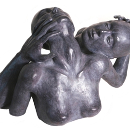Tzipi Biran: 'Speechless 1', 2007 Other Sculpture, nudes. Artist Description:  Polyresines ...