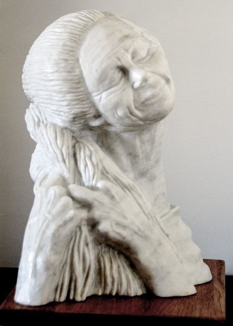 Tzipi Biran  'A Woman Braids', created in 2017, Original Sculpture Other.