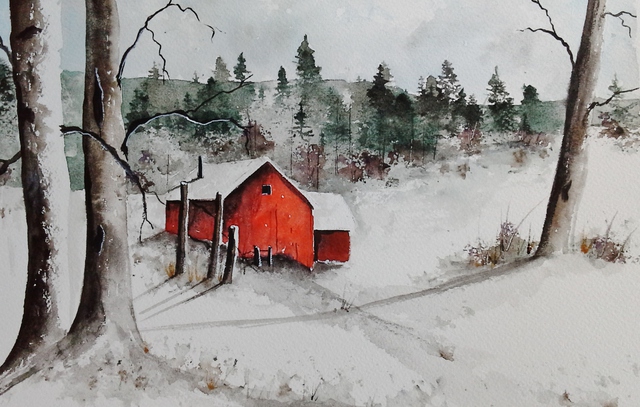 James Lagasse  'Original Watercolor Painting', created in 2014, Original Watercolor.