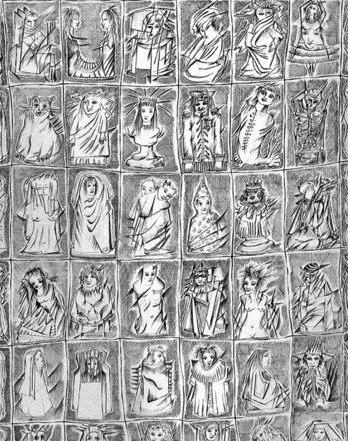 Artist Bert Menco. 'House Of Cards' Artwork Image, Created in 1989, Original Drawing Other. #art #artist
