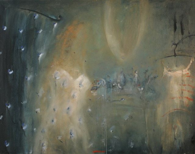 Bojan Kiridzic  'HALJINA I PARFEM', created in 2008, Original Painting Acrylic.