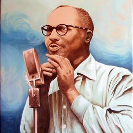 Bonie Bolen: 'Sonny Terry', 2009 Other Painting, Music. Artist Description:   Commissioned portrait of Sonny Terry for The Blues, Jazz and Folk Music Society, Marietta, OH   ...