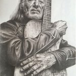 Willie Nelson and Trigger , large print By Bonie Bolen