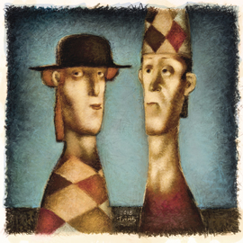 two clowns By Steven Lamb