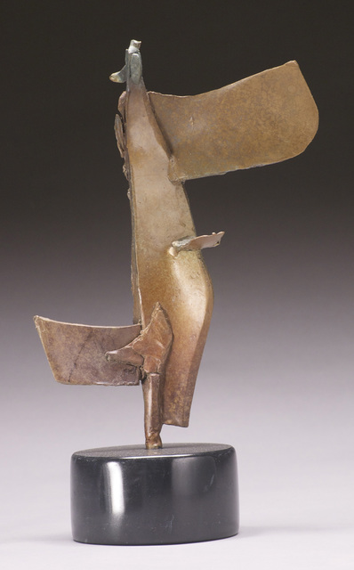 Robert Pulley  'Little Grace', created in 2012, Original Sculpture Bronze.