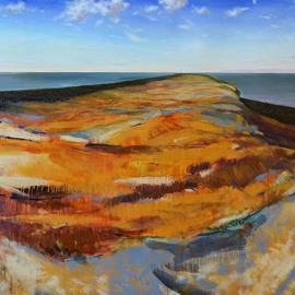 Arturas Braziunas: 'sand dunes', 2019 Oil Painting, Landscape. Artist Description: Original oil paintings on canvas direct from author, international delivery is available...