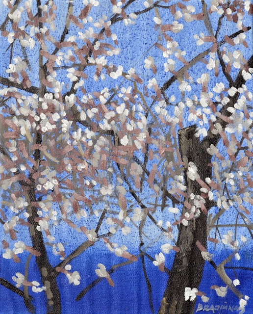 Arturas Braziunas  'Spring Blossoms', created in 2019, Original Painting Oil.