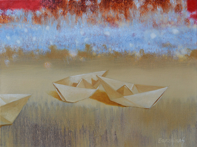 Arturas Braziunas  'Waiting For Favorable Wind', created in 2019, Original Painting Oil.